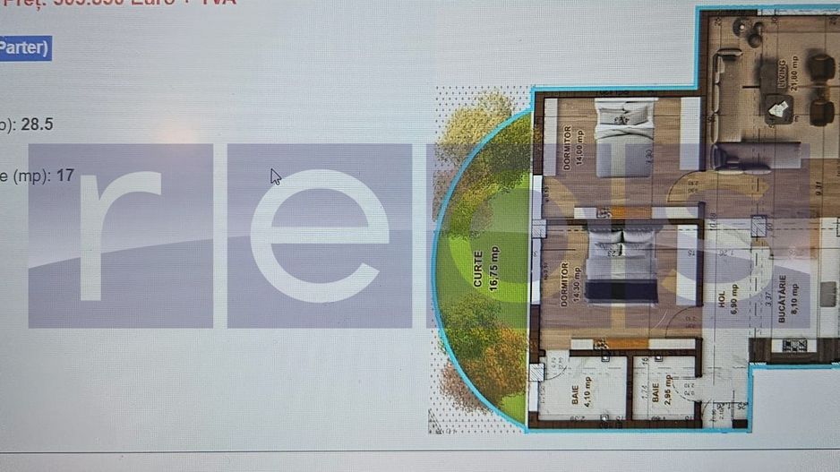 | APARTAMENT 3 CAMERE-71,4 MP UTILI | ZONA DOMENII-BLOC 2023 | - Poză 13