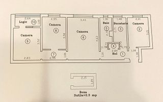 Apartament 4 Camere, Etaj 2, 61 mp, Mobilat, Zona Dacia, COMISION 0% - Poză 11
