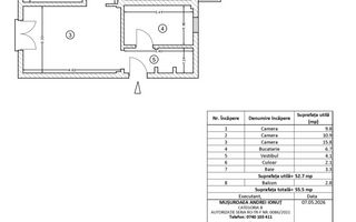 Muncii Basarabia Stradal, Ap 3 Cam, Renovat, Centrala Termica - Schiță 22