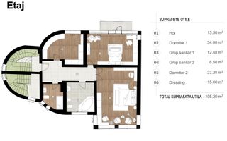 Vilă cu vedere panoramică – Central Brașov - Schiță 28
