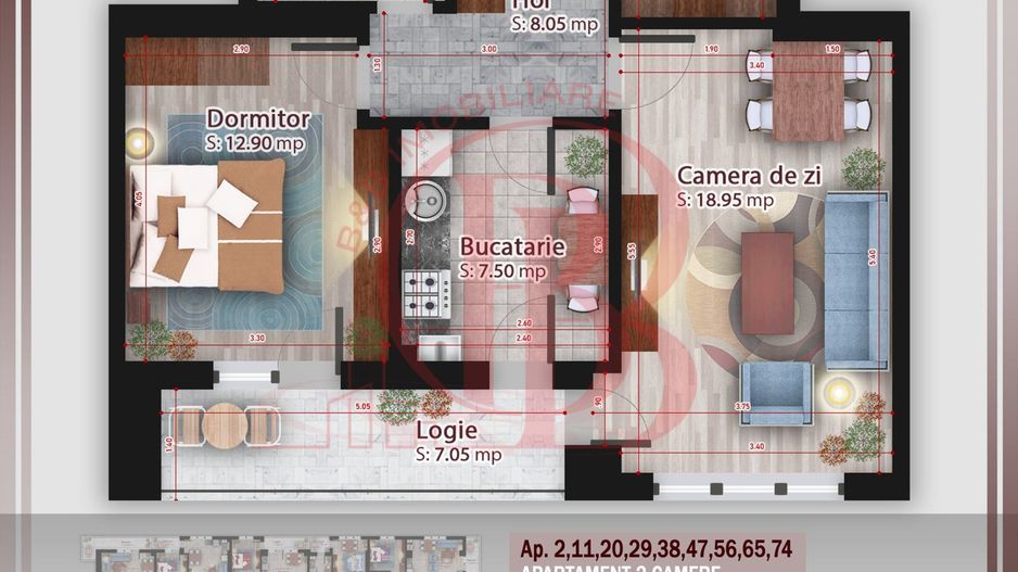 2 camere cu spatiu de depozitare Titan Pallady Metrou Nicolae Teclu - Schiță 2