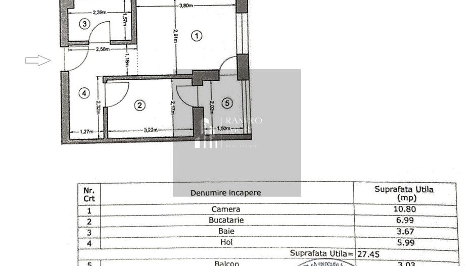 Garsoniera 31mp decomandata balcon centrala Drumul Binelui Metalurgiei - Poză 4