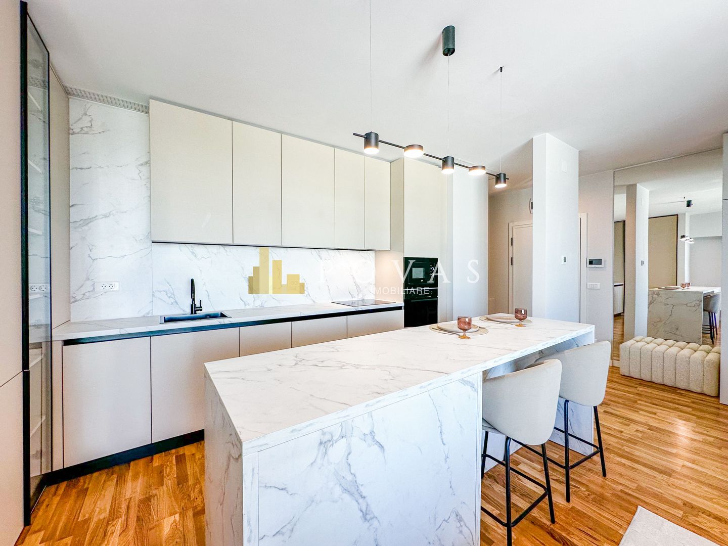 Vanzare Apartament 2 Camere LUX Damaroaia Baneasa Bucurestii Noi - Poză 6