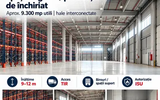 Hala productie & depozitare 9317mp / 1500mp / 3000mp | Pallady – Teclu - Poză 20