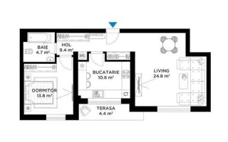Vânzare, apartament 2 camere în zona Străulești - Poză 13