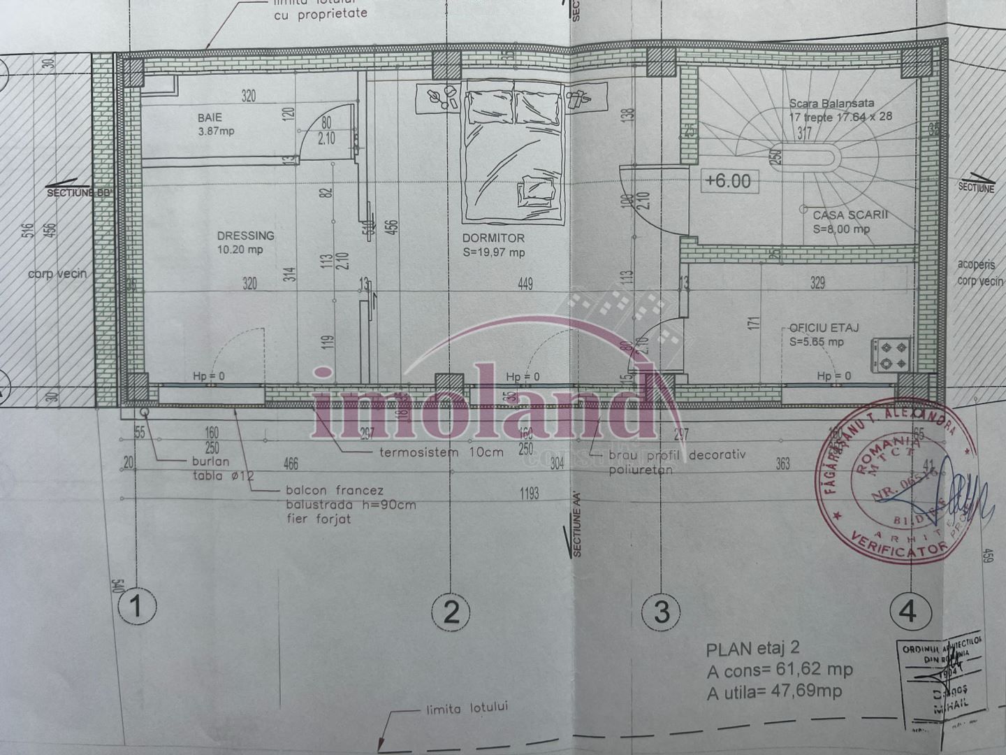 Imobil NOU - D+P+2+M - vanzare - Polona-Calea Dorobanti - Schiță 14