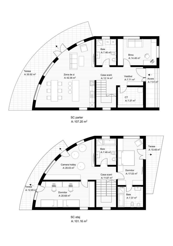 Casă individuală cu 5 camere în Vladimirescu - Poză 5