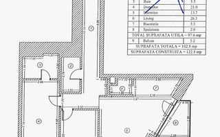 Apartament 3 Camere | One Verdi - Poză 13