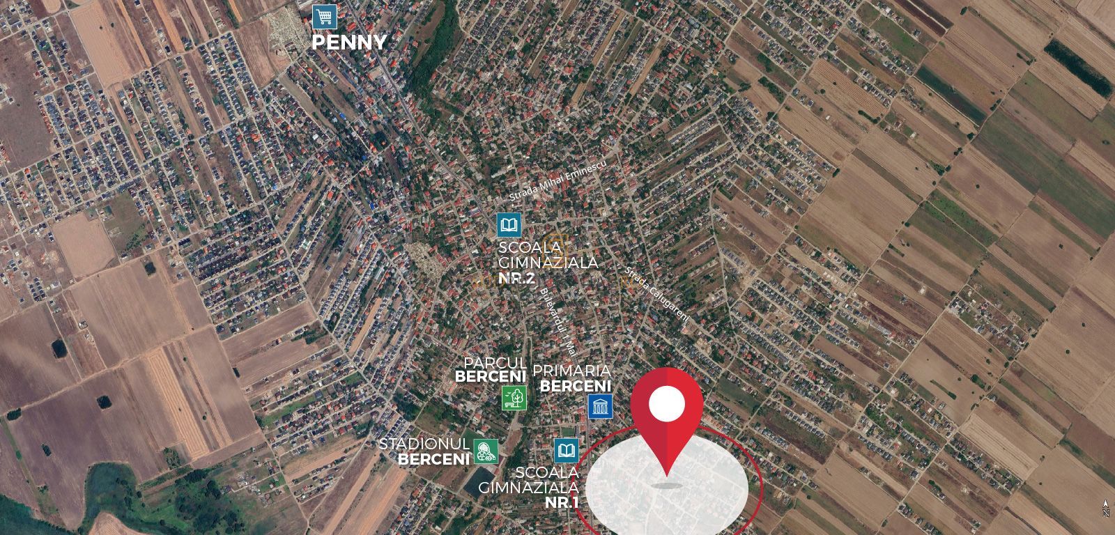 Teren de vanzare, 495 mp, dubla deschidere - Comuna Berceni, Ilfov - Poză 2
