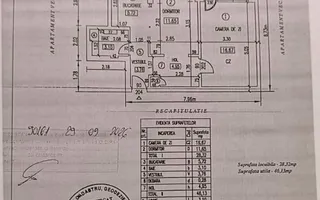Metrou Obor-2 Camere Semi Decomandat 50mp Et1 Bloc Reabilitat - Schiță 11