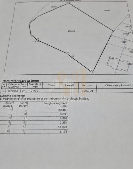 Teren intravilan Brasov Strada Ciresului 2900 mp - Poză 13