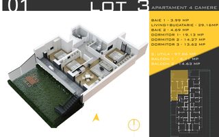 4 camere cu gradina Titan Pallady  Metrou Nicolae Teclu - Schiță 12