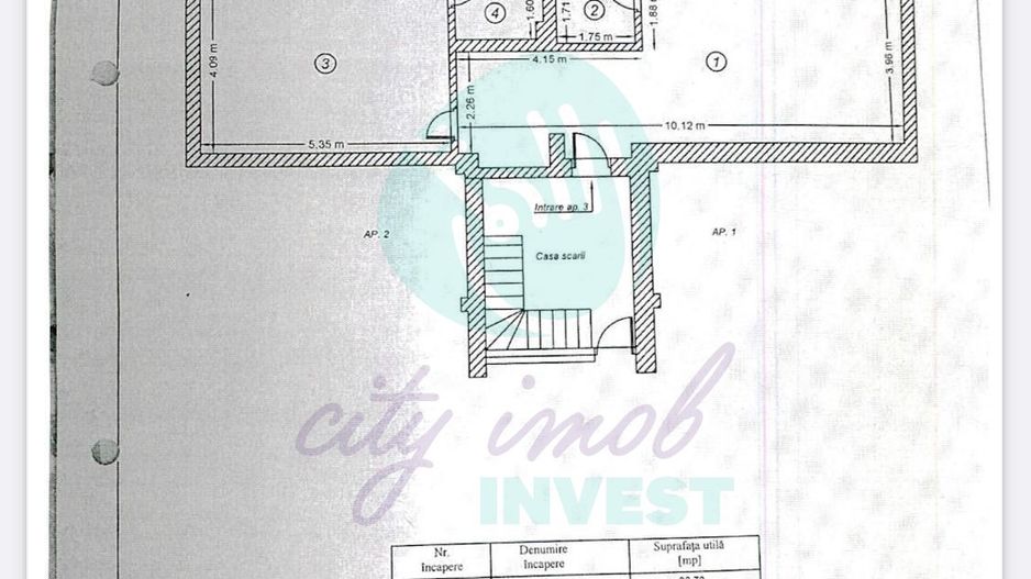 Bloc Boutique - 2 camere cu o mica curte si 2 bai - Poză 11