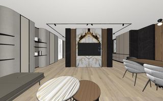 REA1025129 Penthouse nemobilat cu terasa privata in Campeador Sweet Green - Poză 1
