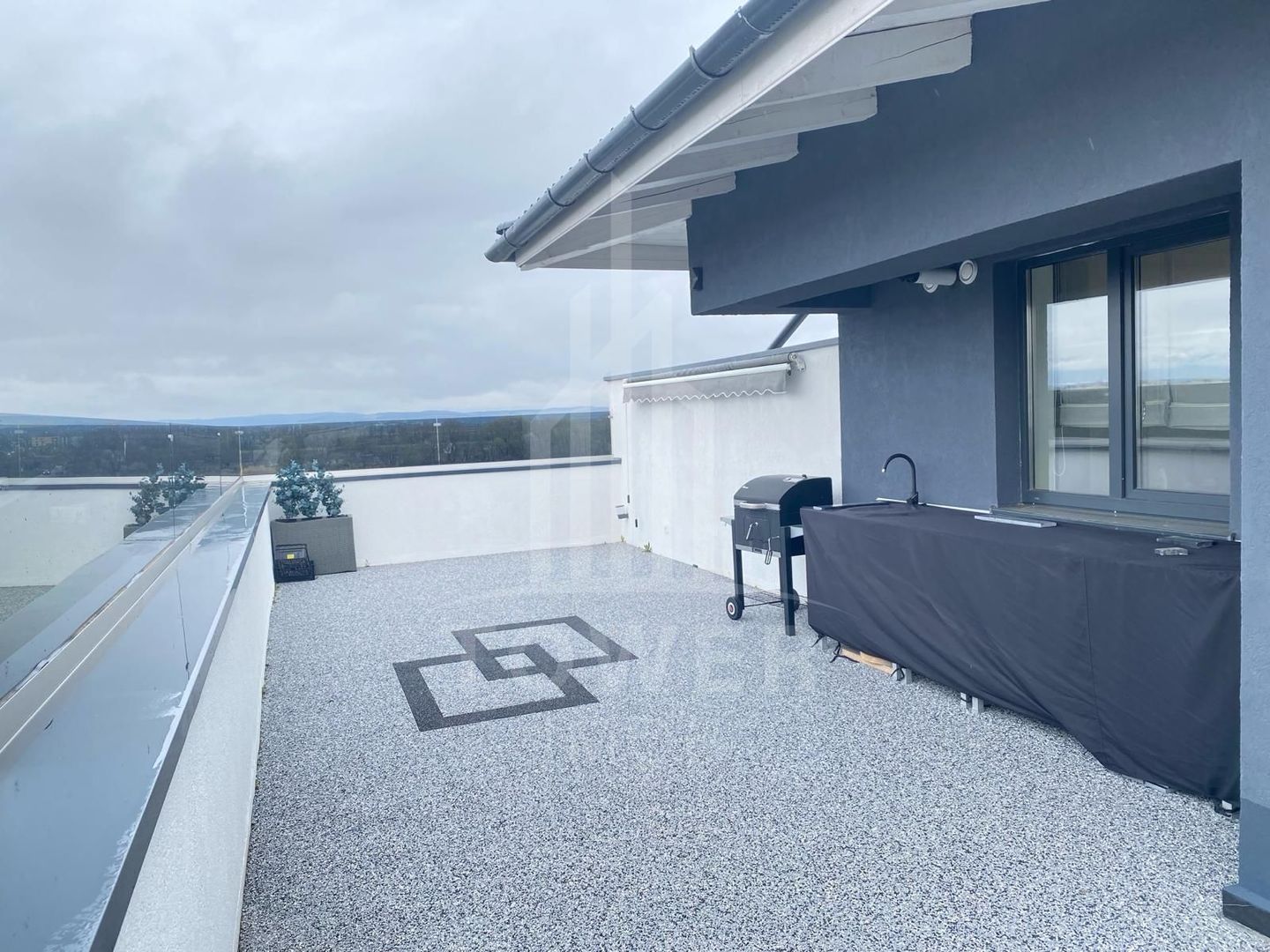 Penthouse de închiriat 3 camere, terasa 110mp, jacuzzi | Nord - Poză 16