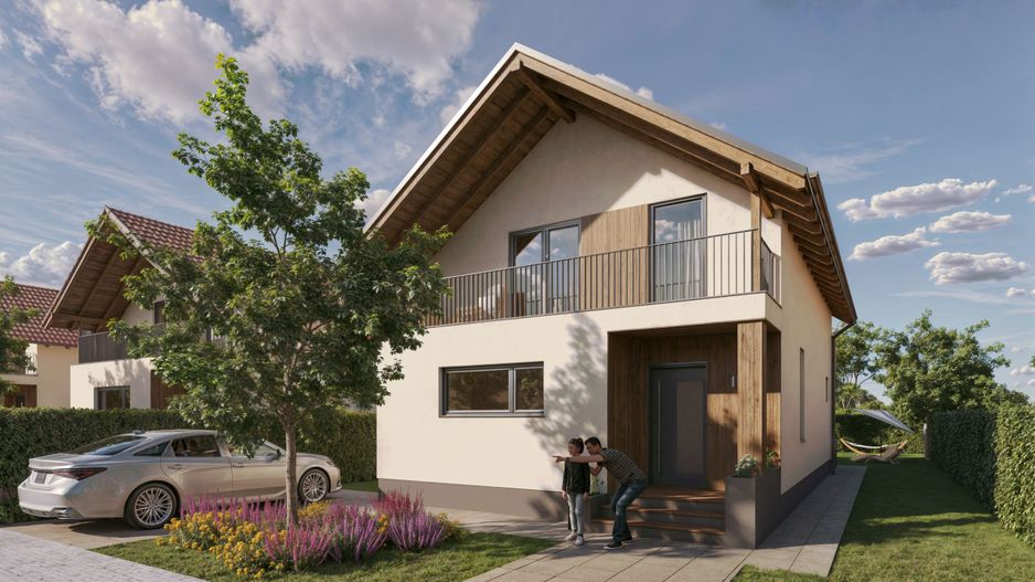 Case individuale în Sânpetru, cu teren 400 mp și toate utilitățile - Poză 1