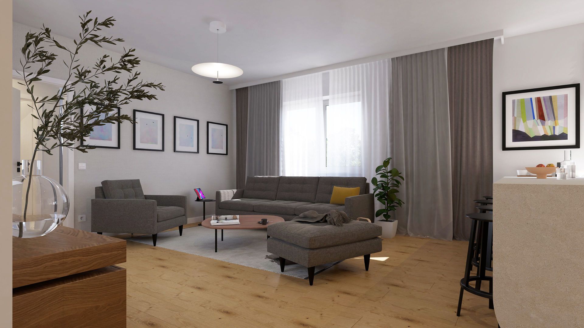 APARTAMENT 2 CAMERE | MODERN SI EFECIENT ENERGETIC | TUNARI - Poză 2