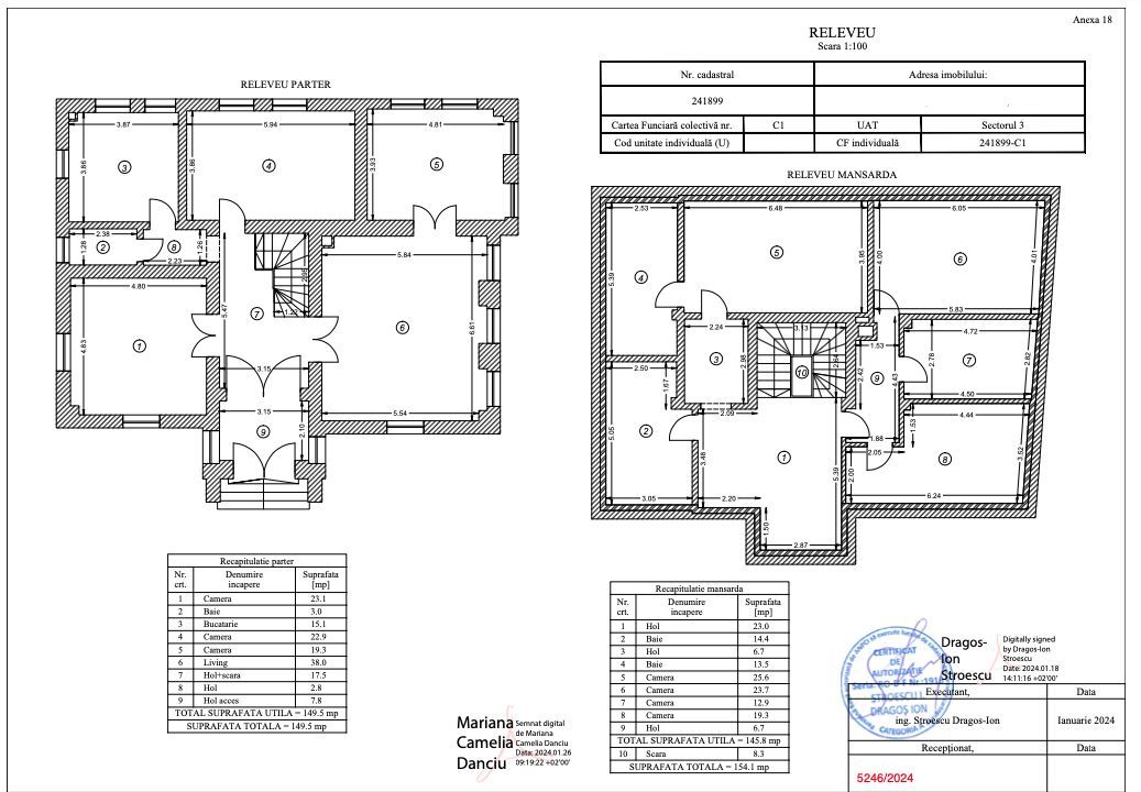 De Inchiri Vila premium complet consolidata LUX 7 camere Matei Basarab - Poză 29