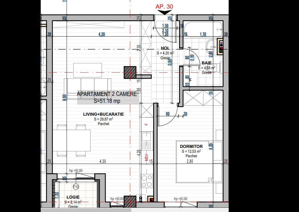 Apartament 2 camere bloc nou Torontalului / parcare subteran - Poză 4