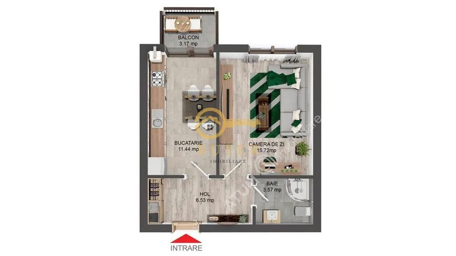 Apartament cu 1 cam pe Brana- LA CHEIE- Pret atractiv - Poză 4