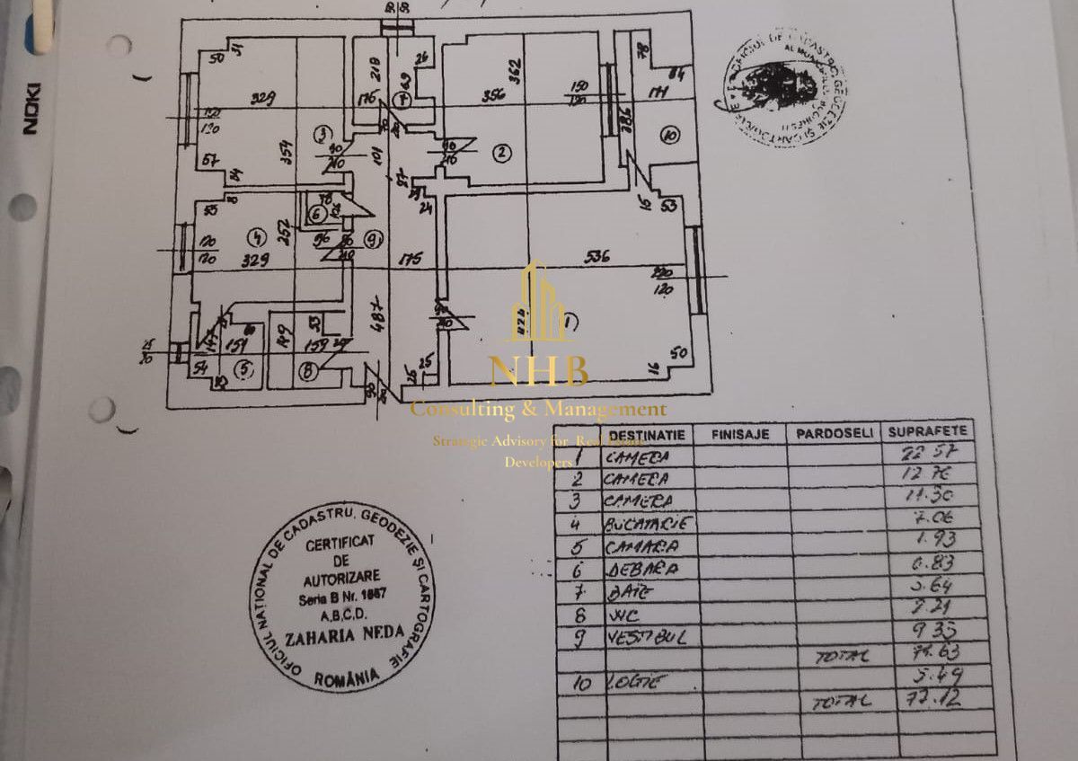 APARTAMENT DE VAZARE 3 CAMERE NERVA TRAIAN - Poză 9