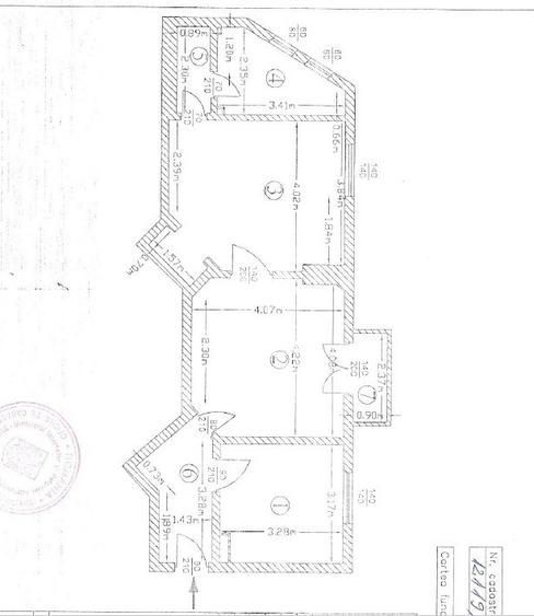 Apartament 2 camere in vila | Romana, ASE - Centrala proprie | Mobilat - Schiță 16