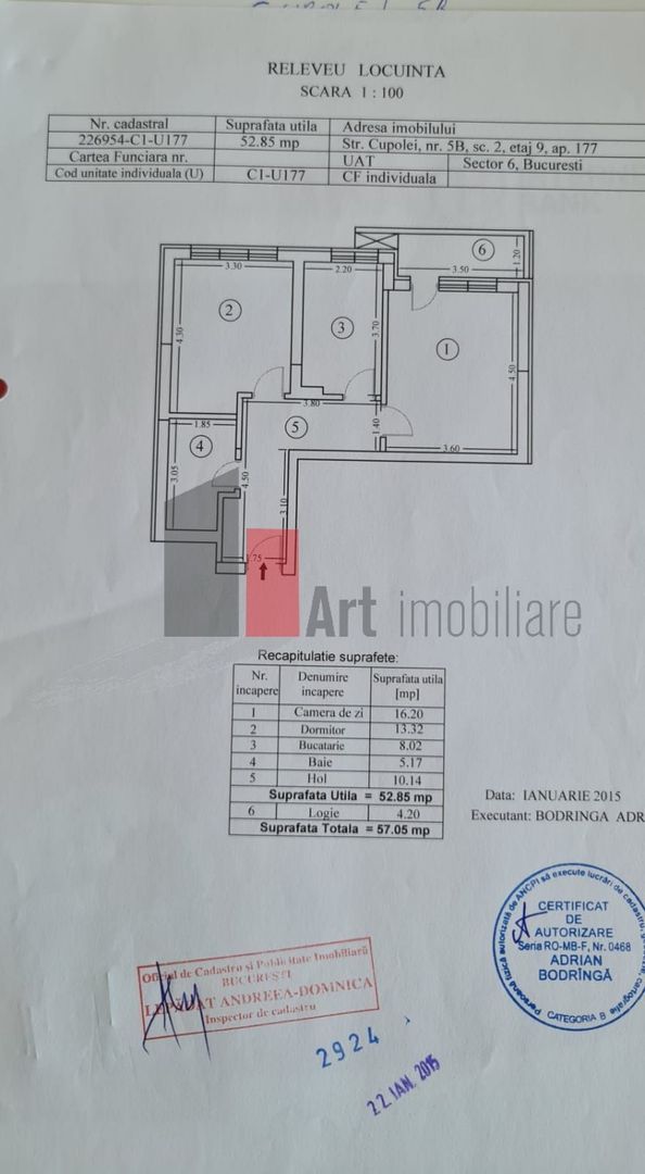 Oferim  spre vanzare ap de 2 camere, Lujerului, Bloc nou  Parcul Liniei - Poză 8