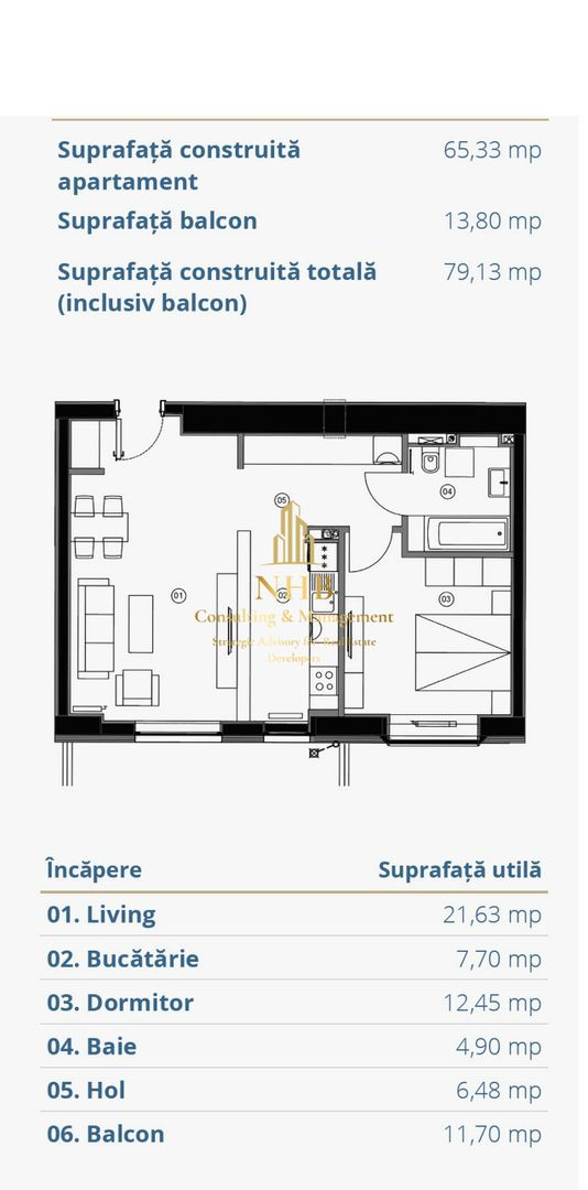 Apartament mobilat si utilat - Promenada Mall - Poză 3