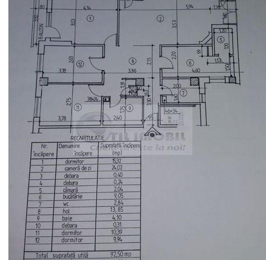 Apartament 4 camere, 95 mp – zonă Hala Centrala - Poză 16