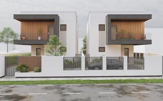 Individuala Sacalaz P+E,4Camere,3 Bai,Proiect Modern - Poză 1