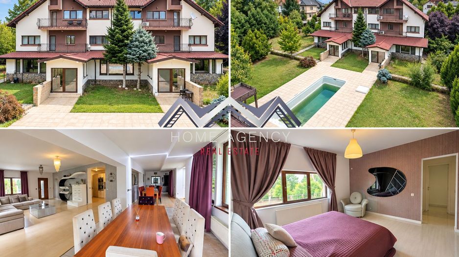 Domeniu privat în Corbeanca – 2 vile, 3.278 mp teren, piscină - Poză 1