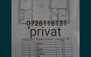 Vand apartament 2 camere - Poză 1