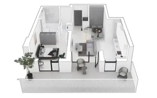 Apartament nou 2 camere, terasa 14,15 mp | Sunbelt Mehala | Comision 0% - Poză 23