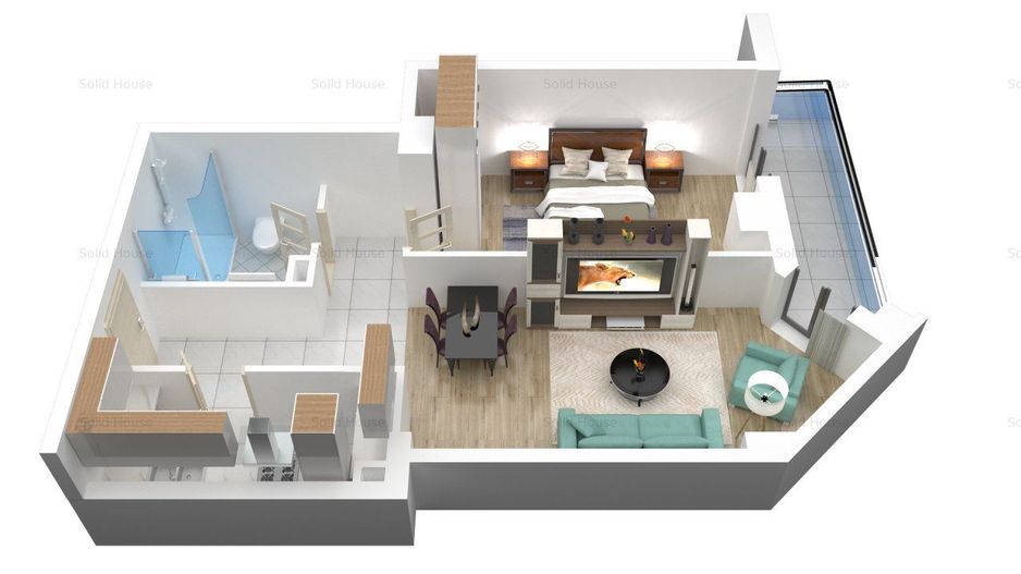 Promo la avans 50% Direct Dezvoltator  2 Cam. 56  mp   Mamaia La Butoaie - Poză 3