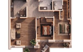 Apartamente 3 camere | Standarde NZEB | Comision 0 - Poză 2