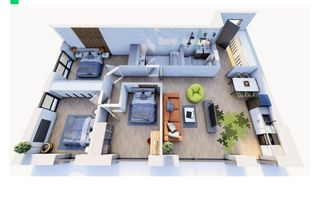 Apartament 4 camere | 95,05 mp utili | Etaj 1 |  Arhitecților - Poză 1