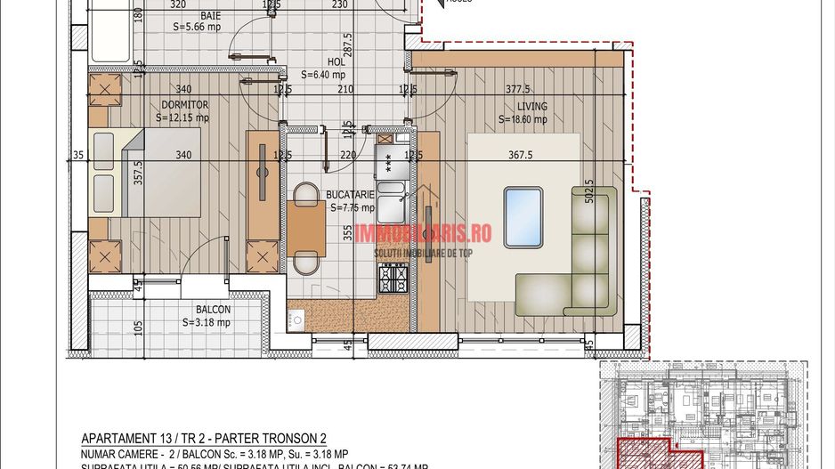 Theodor Pallady - Zone Verzi - Parcuri - Metrou - Comision 0% - Schiță 2