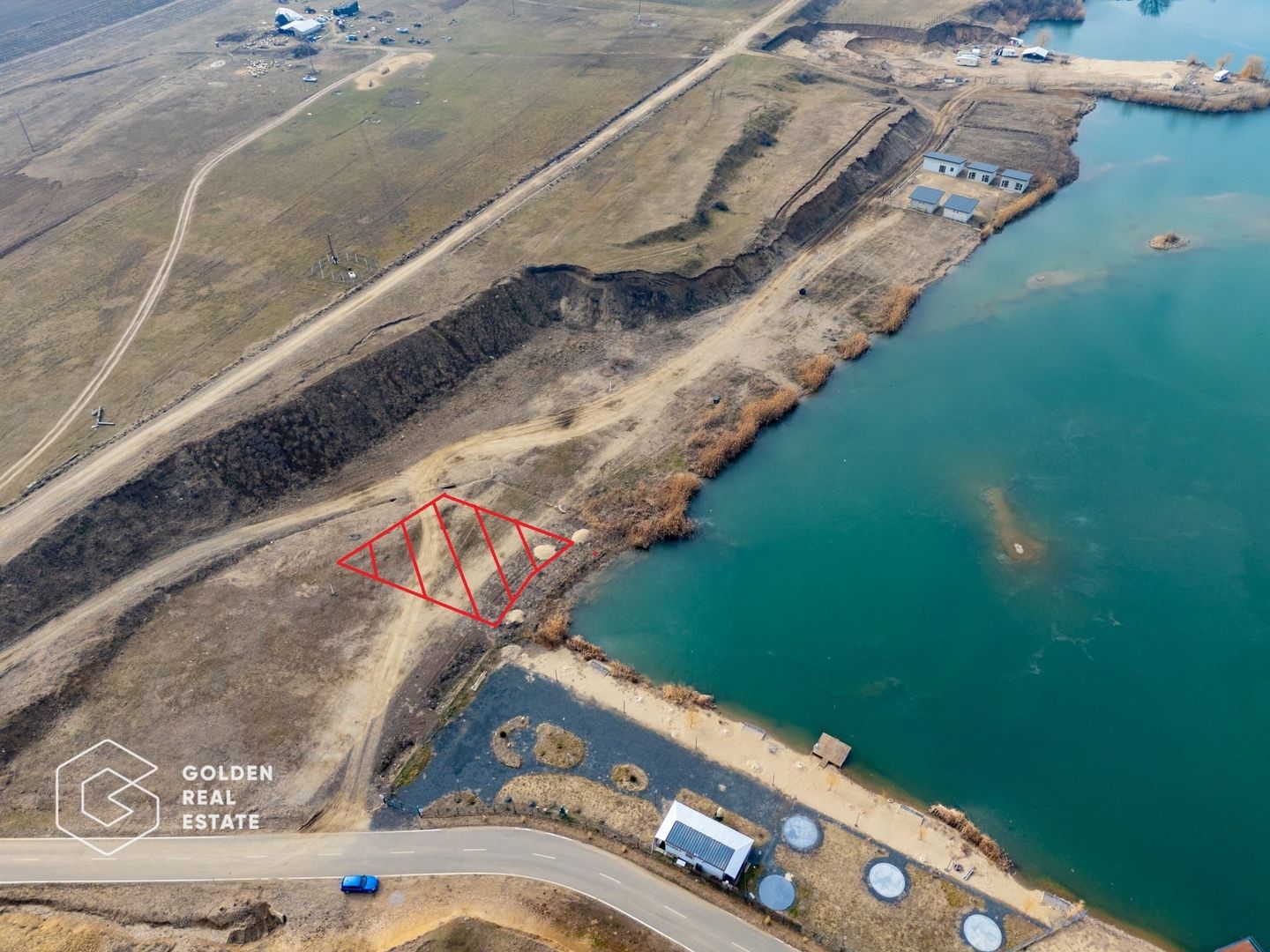 Litoralul vestului, 1000 mp,deschidere la lac, Ghioroc - Poză 1