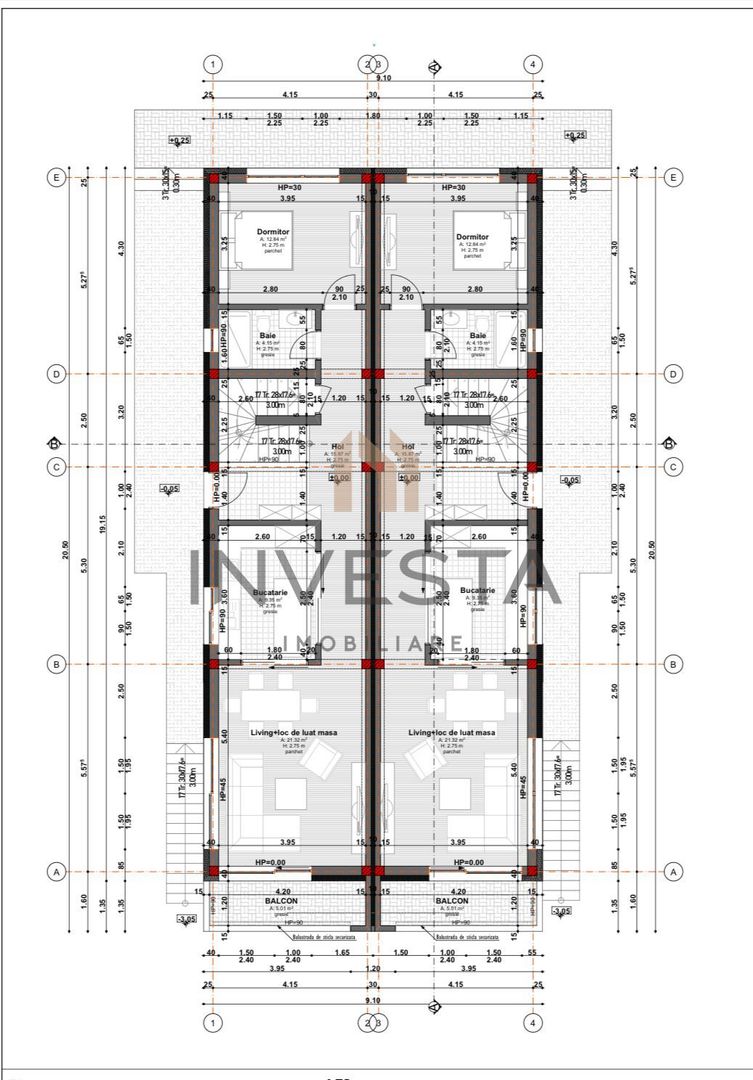 Duplex cu rooftop panoramic, garaj și curte proprie – cartier Voronet - Poză 17