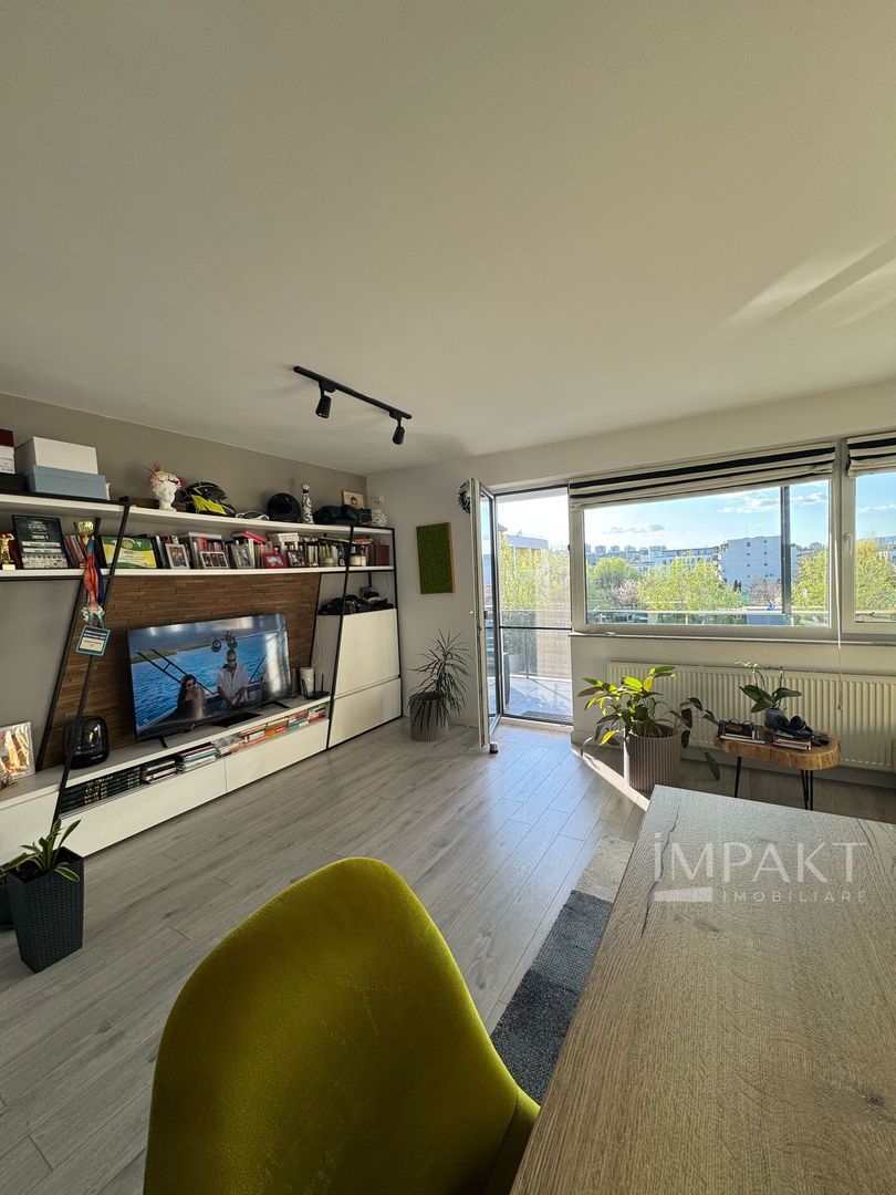 Apartament cu 2 camere, mobilat complet, complex privat - Borhanci - Poză 5