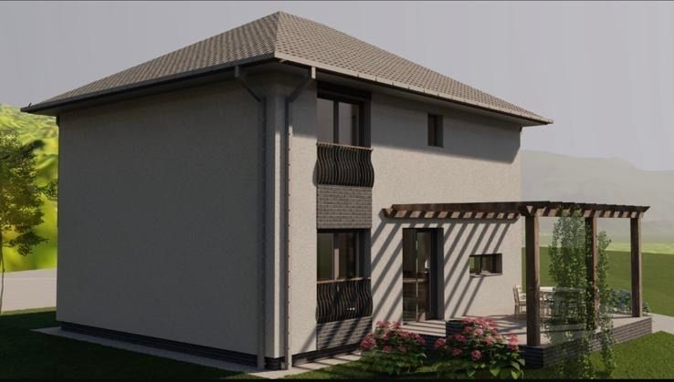 Casa individuala de vanzare, 5 camere, dressing, 3 bai, 600mp curte - Poză 1