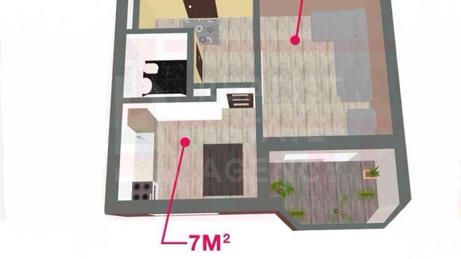 Vânzare, apartament, 1 cameră, strada Ciprian Porumbescu, Buiucani - Poză 2