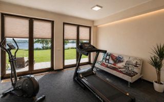 SNAGOV VILA | 36m DESCHIDERE LA LAC | PONTON 250mp | JACUZZI | SPA | BOWLING - Poză 15