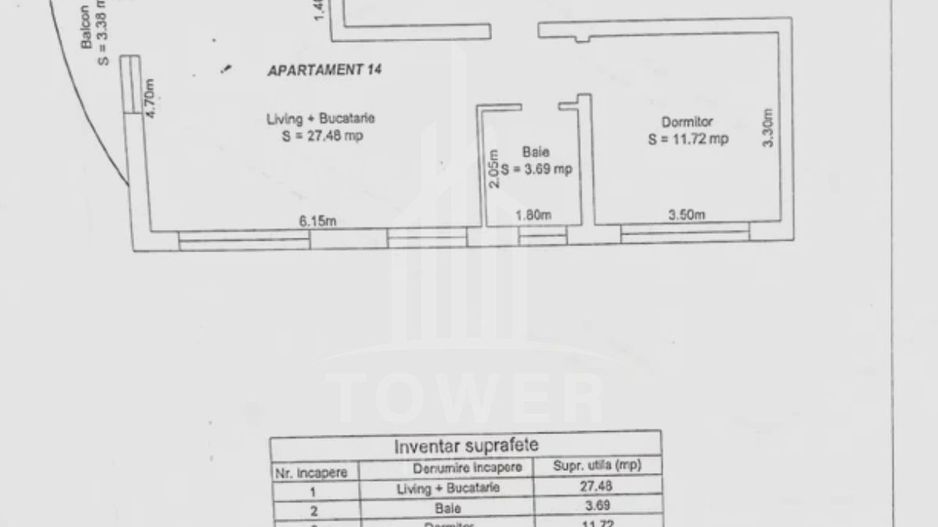 Apartament 2 camere | Cartier Trei Stejari | Etaj 2 | Lumină, liniște și confort - Poză 11