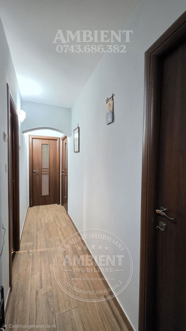 Apartament cu 2 camere, etaj 1, mobilat și utilat, VASLUI - zona COPOU; - Poză 6