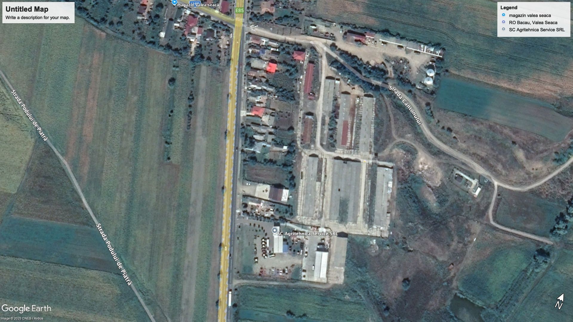 Teren intravilan la E85 in Valea Seaca - de vanzare - Poză 2