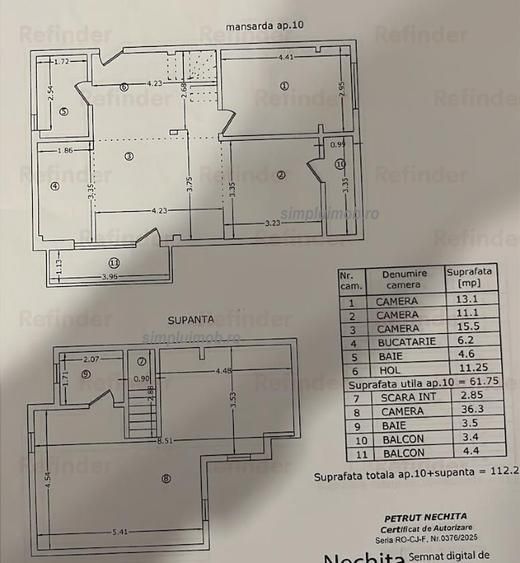 Apartament Duplex Spatios Zona Centrala - Poză 12