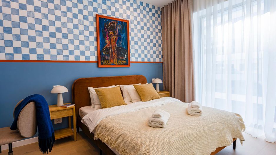 Apartament lux 2 camere, Aviatiei Tower, etaj 8, vedere superbă. - Poză 7