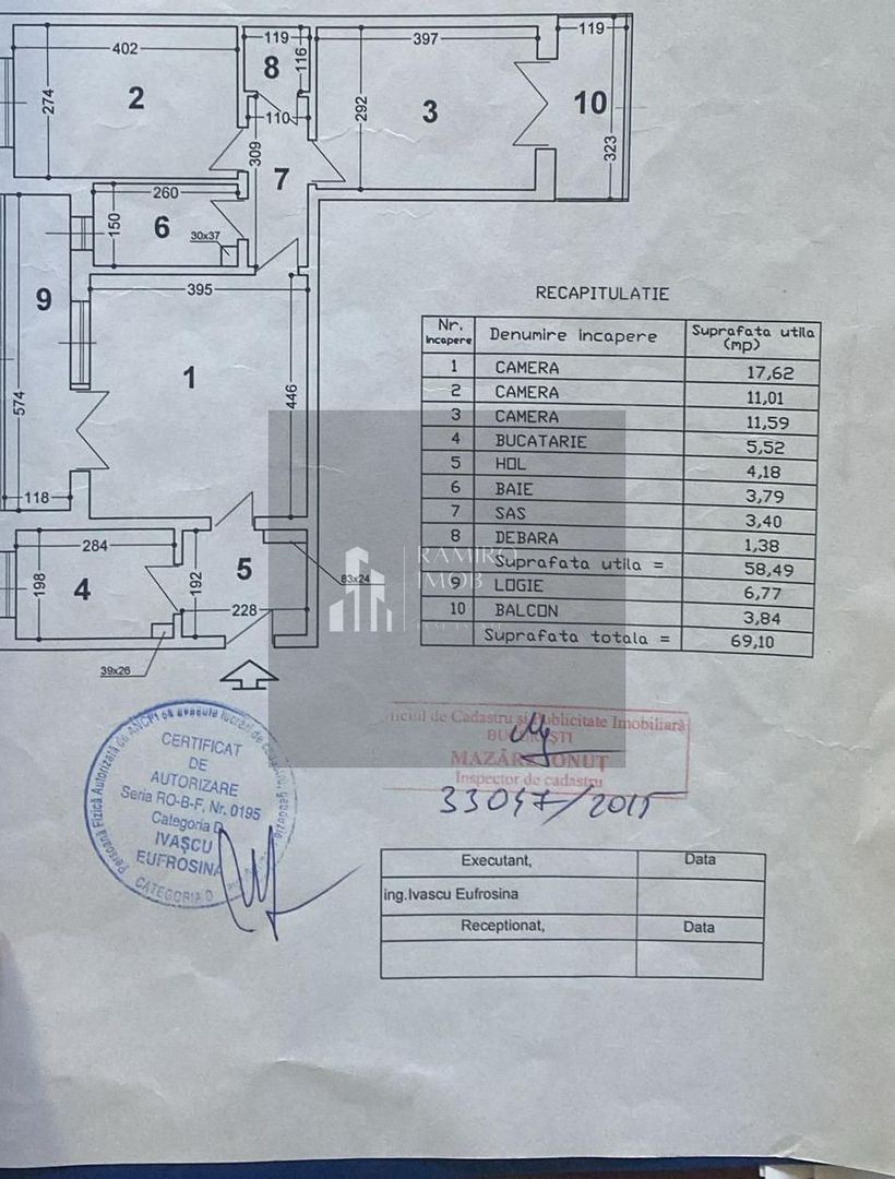 Stradal 3 camere Alexandru Obregia 2 balcoane Bloc Anvelopat - Poză 9