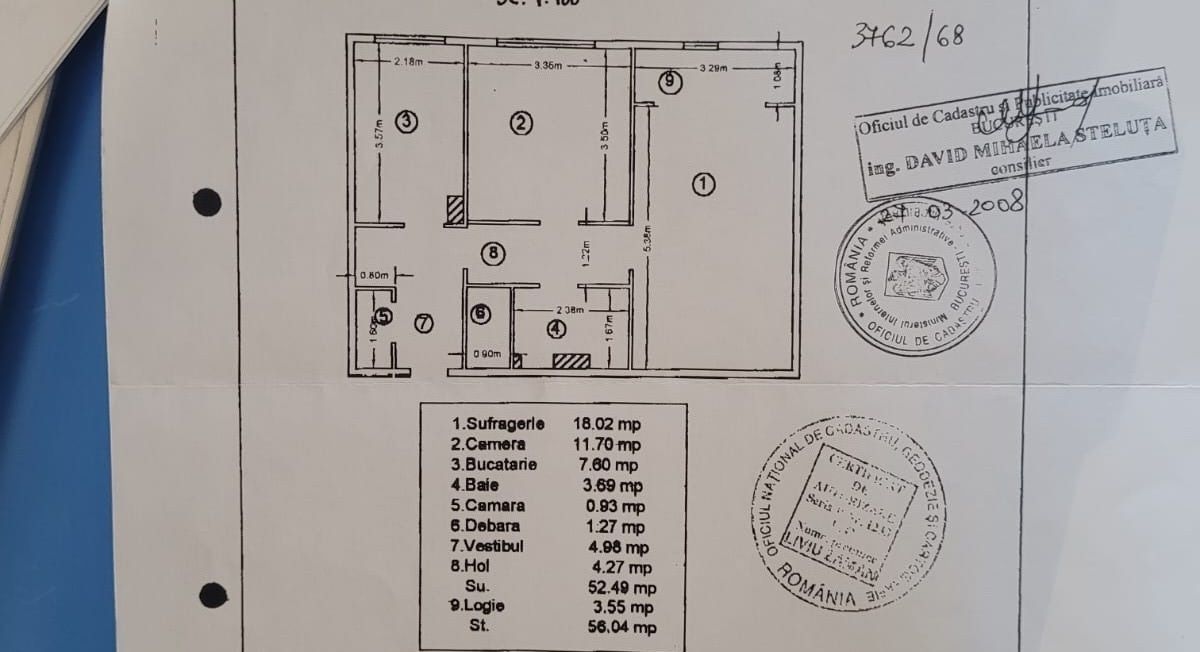 Apartament 2 camere de vanzare Pacii - Poză 1